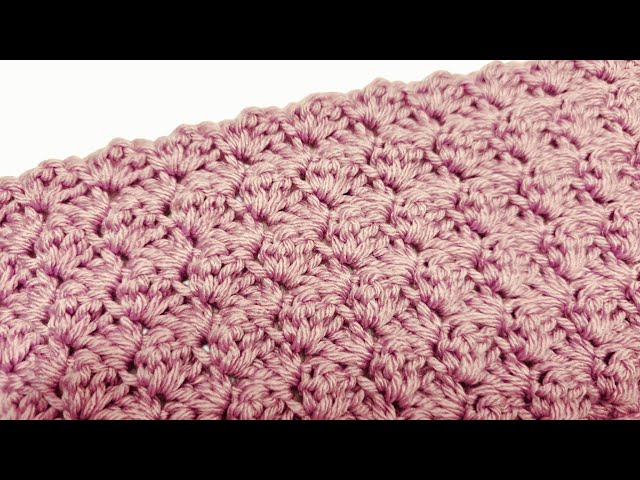 Crochet Easy Stitch For Blankets, Scarfs, and More - Crochet Blanket Stitch