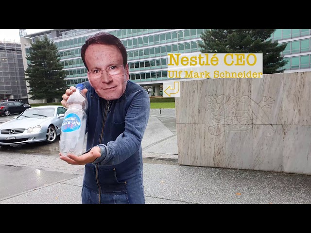 Nestlé's Troubled Waters – Petition Delivery at Nestlé Headquarters, Vevey, Switzerland