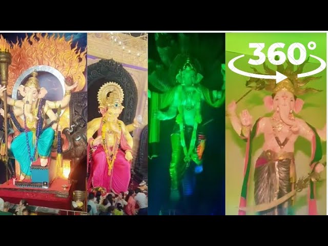 360° VR video Mumbai khetwadi ganpati darshan 2024.....#ganpati #mumbai #360video