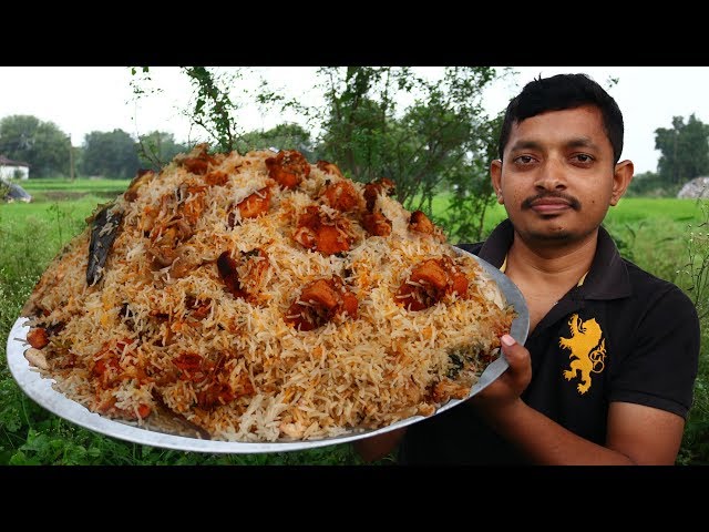 CHICKEN DUM BIRYANI !!! Gaint Chicken Biryani || Chicken Biryani by Street Kitchen