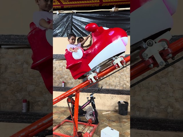 Roller coaster ride at birthday party #kidsparty #birthdayparty #cutebaby #birthdaywishes #kids #fun