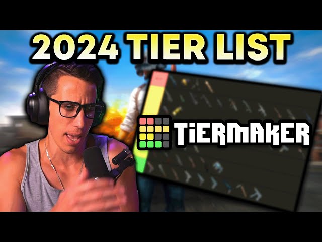 THESE ARE THE BEST AND WORST WEAPONS IN PUBG 2024 - WEAPON TIER LIST