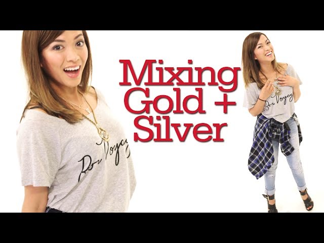 Mixing Gold and Silver Jewelry + OOTD with Heart! #17Daily