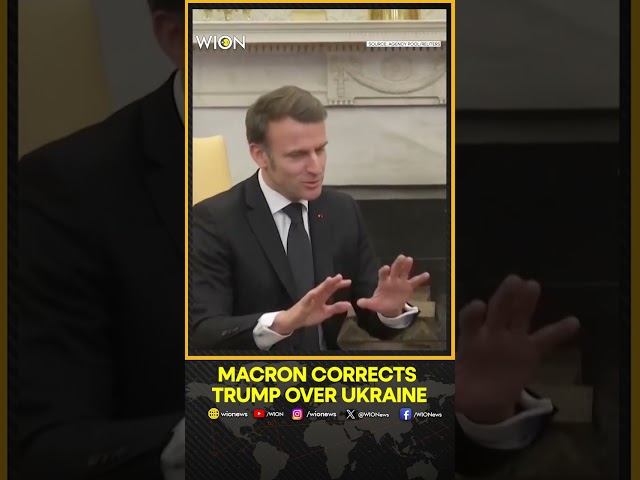 Trump Claims Europe Getting Money Back From Ukraine, Macron Denies | WION Shorts