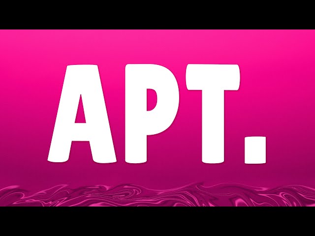 ROSÉ, Bruno Mars - APT. (Lyrics)