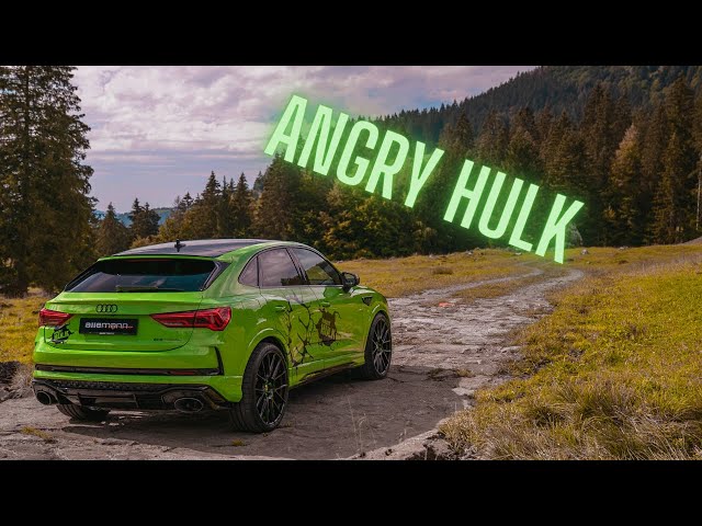 The Audi RSQ3 Sportback codename "Angry Hulk"