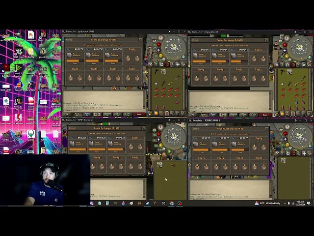 Road To MAX PLAT EP 14: Random Pool of 4 Accs - Back From Break - Market Watch - OSRS Money Making!!