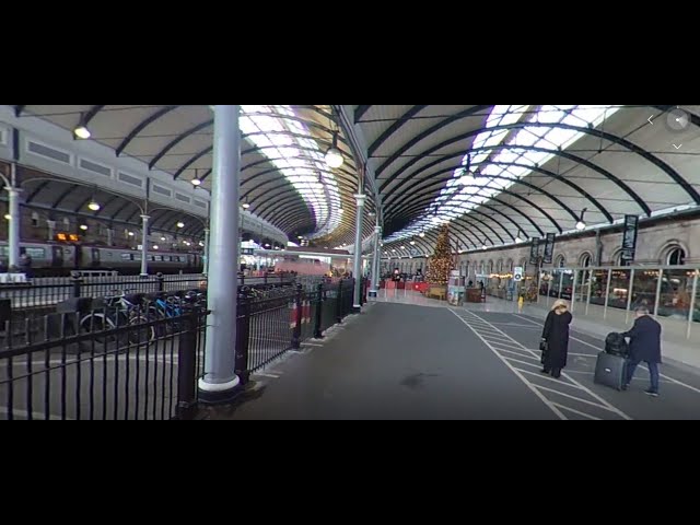 360 degree video tour Newcastle central station UK