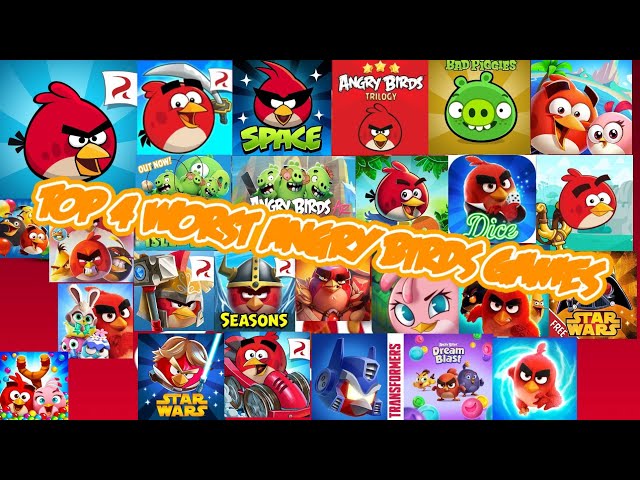 The Top 4 Worst Angry Birds Games