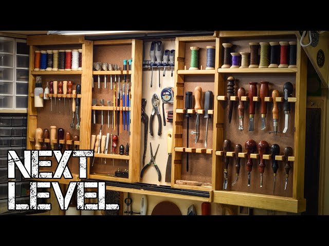 Leveling Up My Leather Tool Storage - Leather Craft - Woodworking