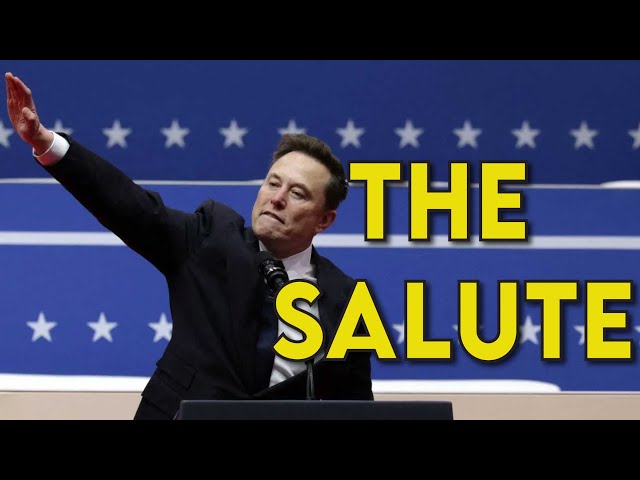 Elon Musk Gives a Big Salute