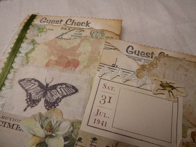 Got Guest Checks? How to turn Guest Checks into Junk Journaling cards-TUTORIAL