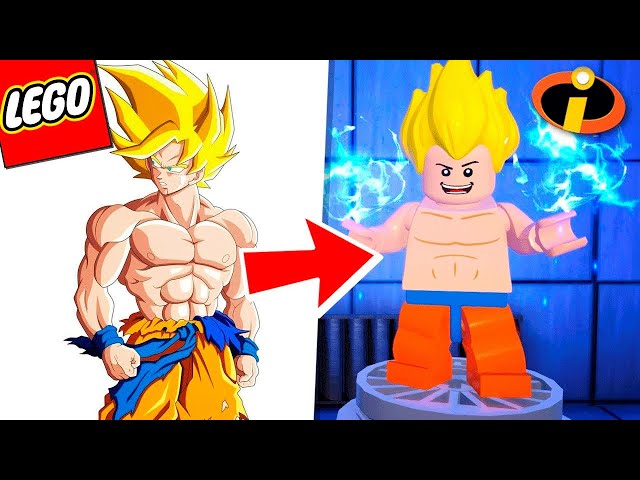 LEGO Os Incriveis 2 (Parte 31) - Criando o Goku de Dragon Ball no LEGO