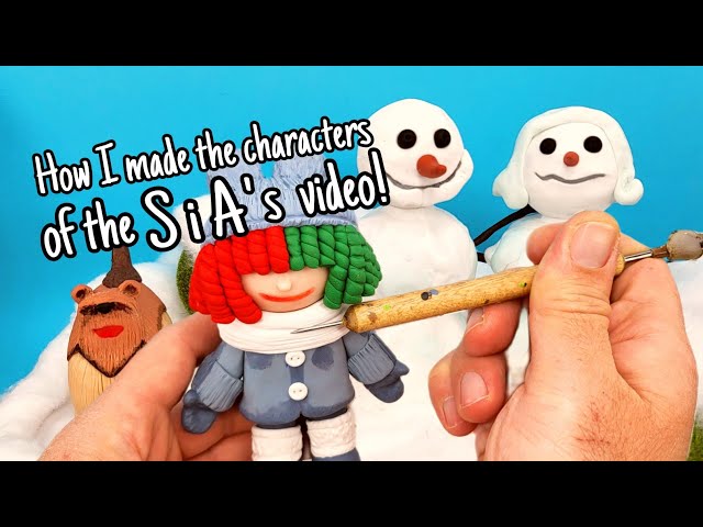 This is how I made the characters in the SIA video: SNOWMAN! ⛄️ ❤️!