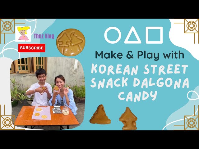 Make & Play with Korean Street Snack Dalgona Candy #TalkTalkKorea2013 #TalkTalkKorea #DalgonaCandy