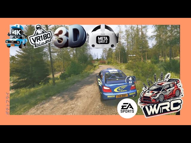 [EA Sports WRC][3D VR180 Video][第64話]シーズン5 モーメント Secto Rally Finland