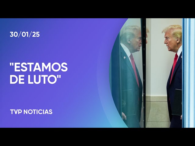 Trump confirmó que "no hay sobrevivientes" del accidente aéreo en Washington