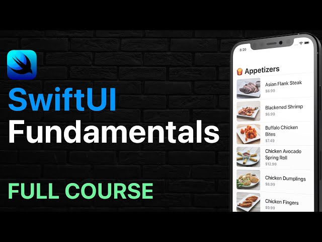 SwiftUI Fundamentals | FULL COURSE | Beginner Friendly