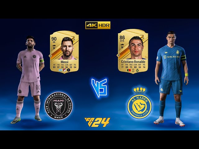 EA SPORTS FC 24 - Messi vs C.Ronaldo | Inter Miami x Al Nassr | All Stars |  | Gameplay PS5 [4K]