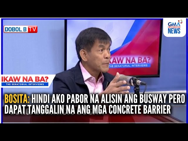 Bosita sa planong pagtanggal ng bus lane sa Edsa | Ikaw Na Ba? The Senatorial Interviews