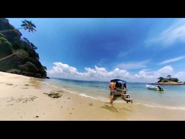 Speedboat ride to Kapas Island, Terengannu, Malaysia