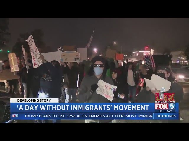 'A Day Without Immigrants' movement seen across San Diego