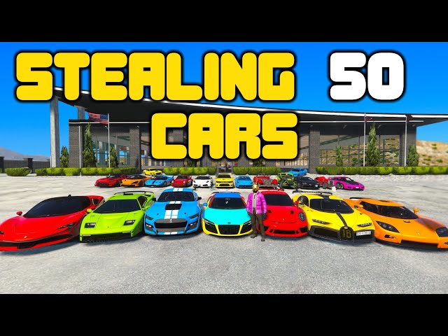 Robbing Dealership For 50 Cars In GTA 5 RP