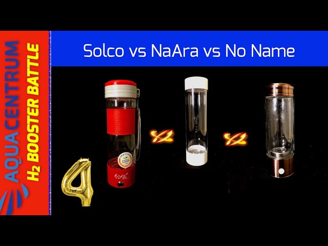 Test 4: Solco / NaARa Lo2 / No Name | H2 content test with H2 test drops