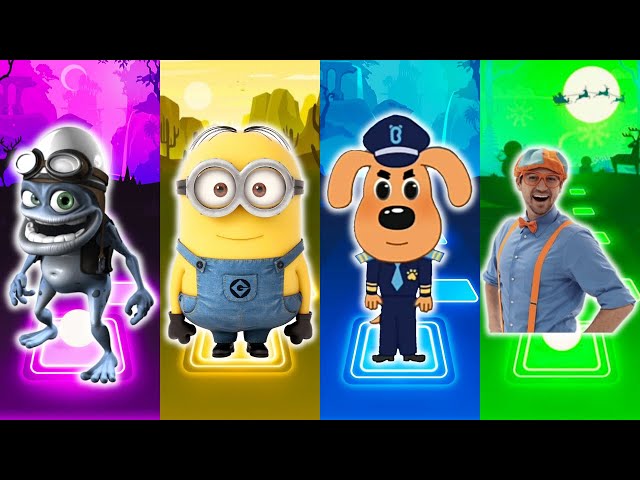 Crazy Frog - Minions - Sheriff Labrador - Blippi - Tiles Hop EDM Rush