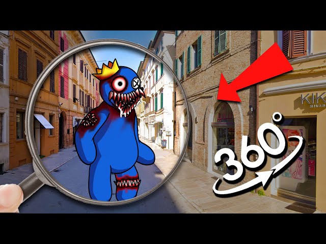 FIND Blue Rainbow Monster - Rainbow Friends | Blue Rainbow Friends Finding Challenge 360° VR Video