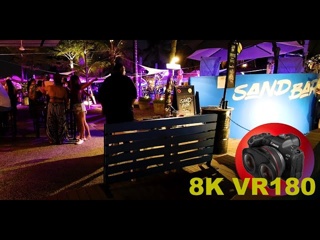 SENTOSA ISLAND NIGHTLIFE AND BEACH NIGHTCLUBS Singapore 8K/4K VR180 3D (Travel Videos/ASMR/Music)