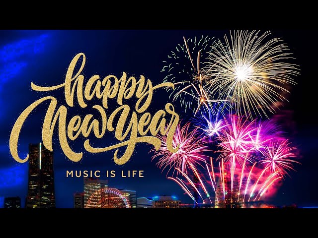 New year song, New Year Countdown 10 seconds + Fireworks - Happy New Year song