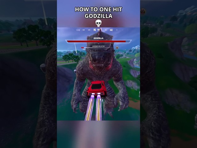 INSTANT DEFEAT GODZILLA GLITCH in Fortnite Season 1😳 (Chapter 6) #fortnite #foryou #fyp #shortsfeed