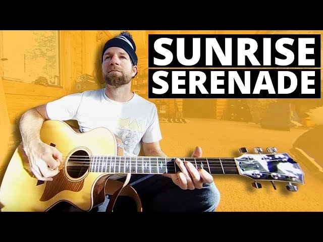 Sunrise serenade on acoustic guitar in 360 VR w/ spatial audio