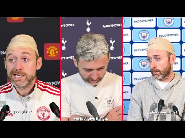 Pep, Ten Hag, Big Ange press conferences!