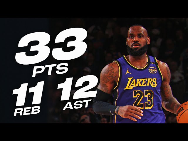 LeBron James Was UNSTOPPABLE In Madison Square Garden | February 1, 2025