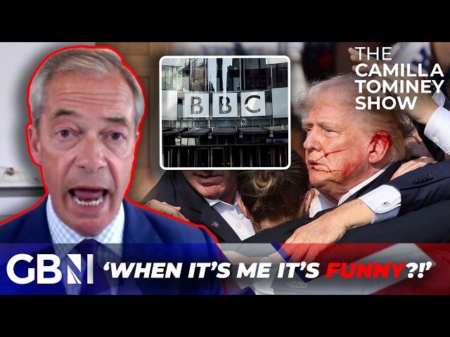 Nigel Farage SLAMS BBC mocking attacks after Trump shooting - ‘When it's me it’s funny!’