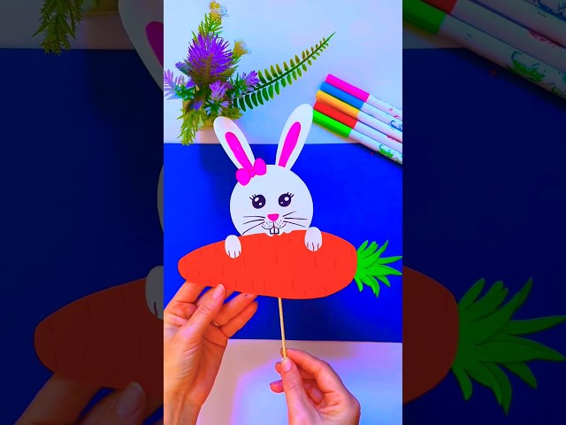 Rabbit Eat the Carrot |Beautiful Craft Ideas for Kids | Activity 02 #diy #paper #art #craft #kids