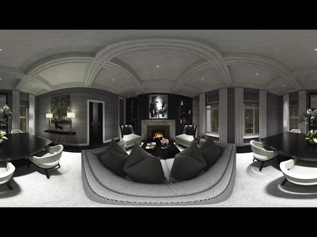 360 CGI - Cadogan Square Interior