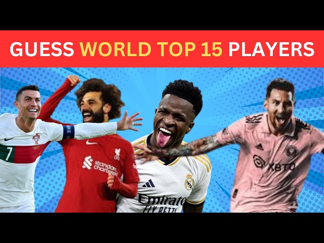 ⚽ GUESS 15 FOOTBALLERS IN 5 SECONDS WORLD TOP 15 FOOTBALL PLAYERS CAN YOU GUESS WORLD TOP PLAYERS 20