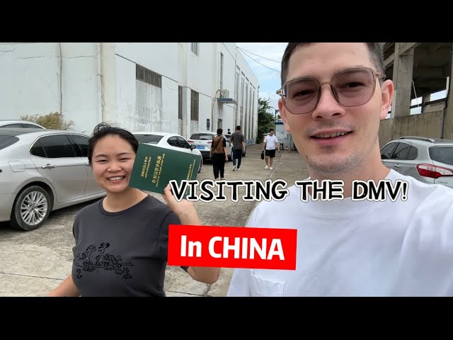 Visiting the DMV in CHINA!