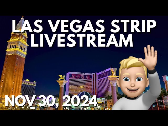 Las Vegas STRIP Saturday Night Livestream