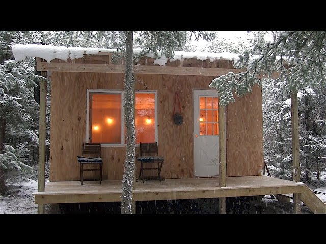 Off Grid Cabin In The Woods....Start to finish