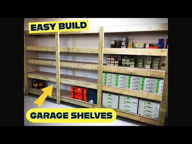 How To Build Garage Shelving UK | Workshop shelves