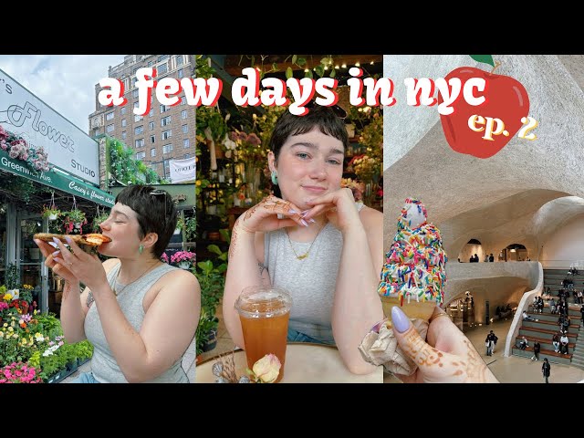 New York vlog | museum of natural history, bagels and coffee, bridgerton season 3🗽🚕🍕