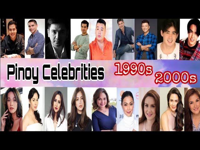 Mga Sikat na Pinoy Celebrities at Artista 1990s to 2000s  ✨ StarsandGlitz