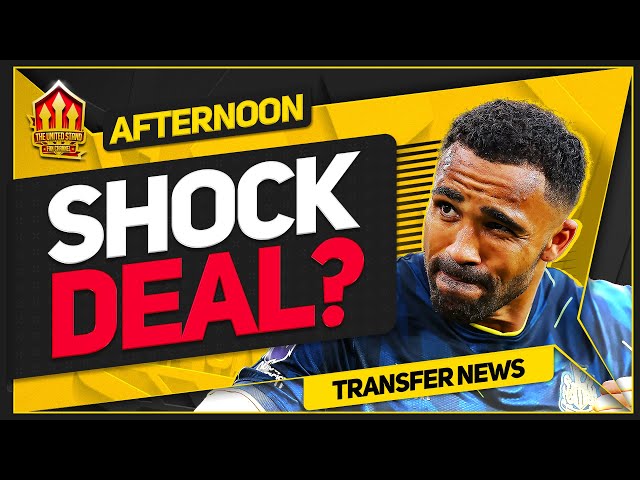 Shock STRIKER signing? LIVE From Old Trafford! Man United News