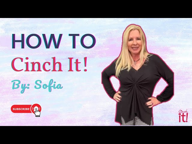 How to Use Cinch It to Perfectly Fit Your Clothes | fashion fix | easy style hacks