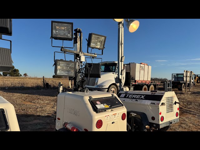 Used Terex - Genie Light Tower - Diesel Generator Trailer For Sale