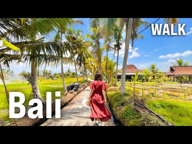 UBUD, Bali 4K Walking Tour (Indonesia) - Captions & Immersive Sound [4K Ultra HD/60fps]